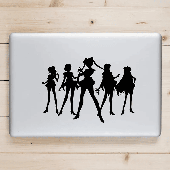 Sticker Decorativo Para Notebook Sailor Moon Adhesivo 1