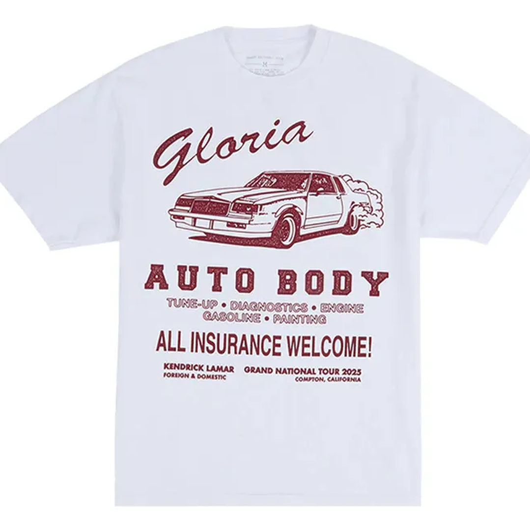 Polera Kendrick Lamar Gloria Auto Body 1
