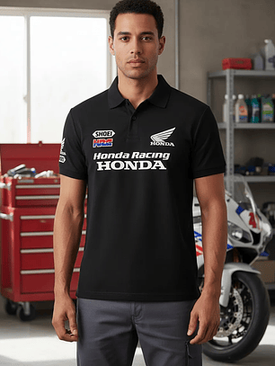 Polera Pique Honda Rancing