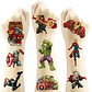 Set 20 Tatuajes Temporales marvel , para diversion , cumpleaños - Miniatura 1