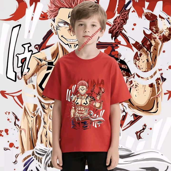 Poleras Jujutsu Kaisen Sukuna Anime 5