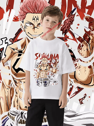 Poleras Jujutsu Kaisen Sukuna Anime