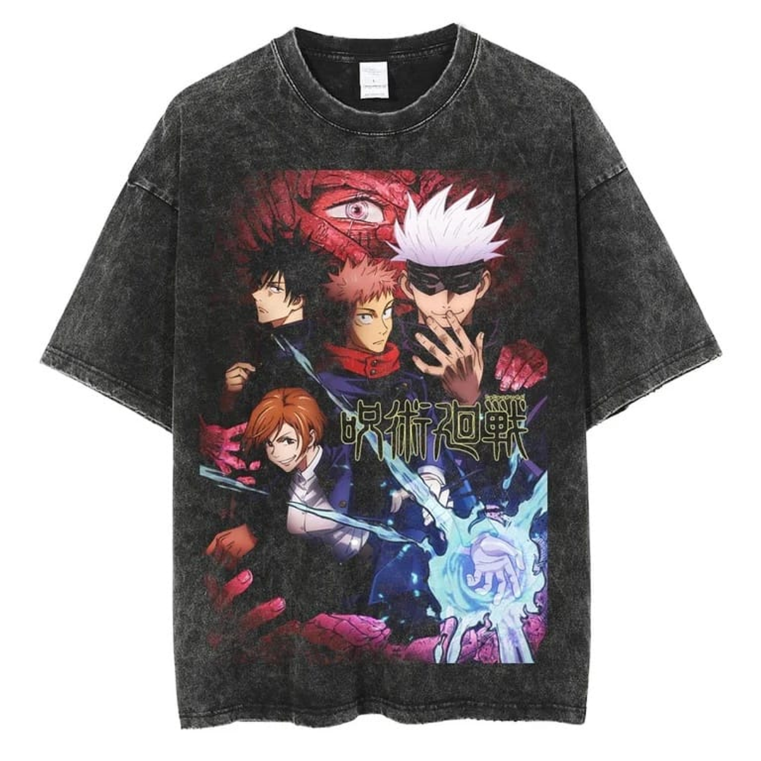 Polera Jujutsu Kaisen prelavada Anime modelo 1 1
