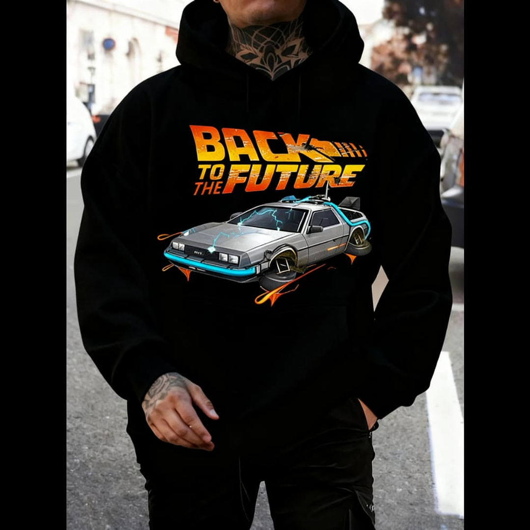 Poleron volver al futuro auto 2