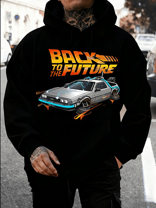 Poleron volver al futuro auto