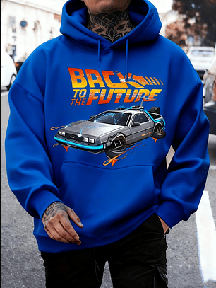 Poleron volver al futuro auto