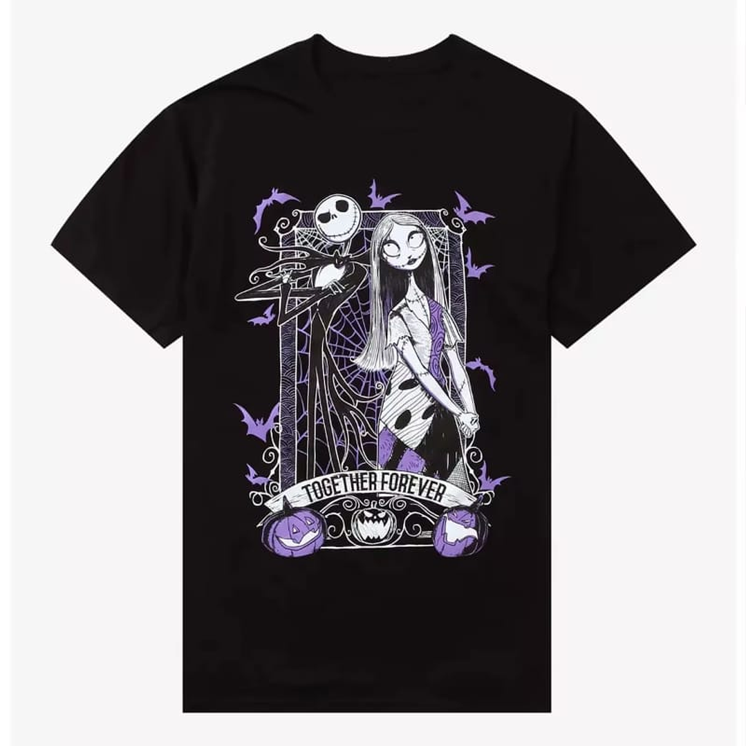 poleras Jack y Sally Together Forever 1