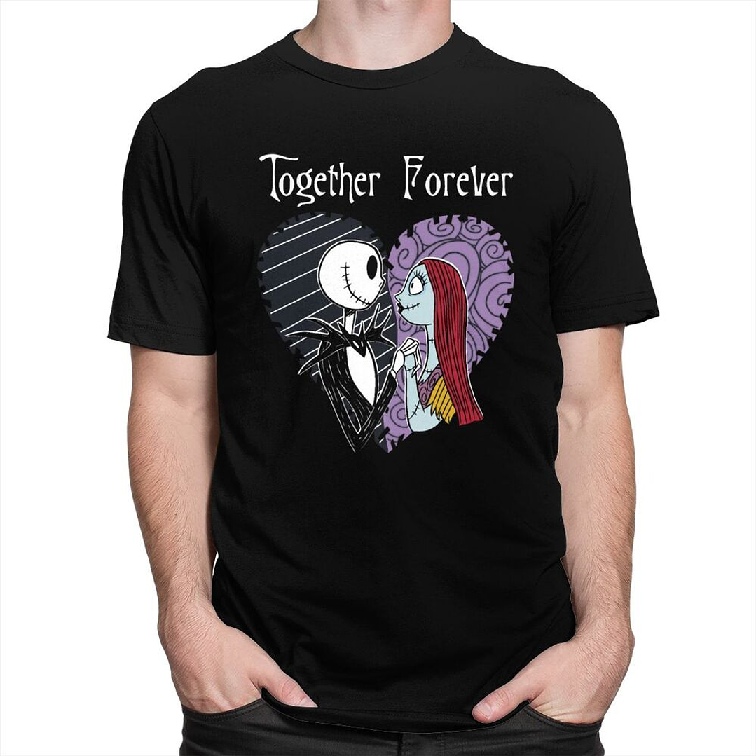 poleras Jack y Sally Together Forever modelo 2 2