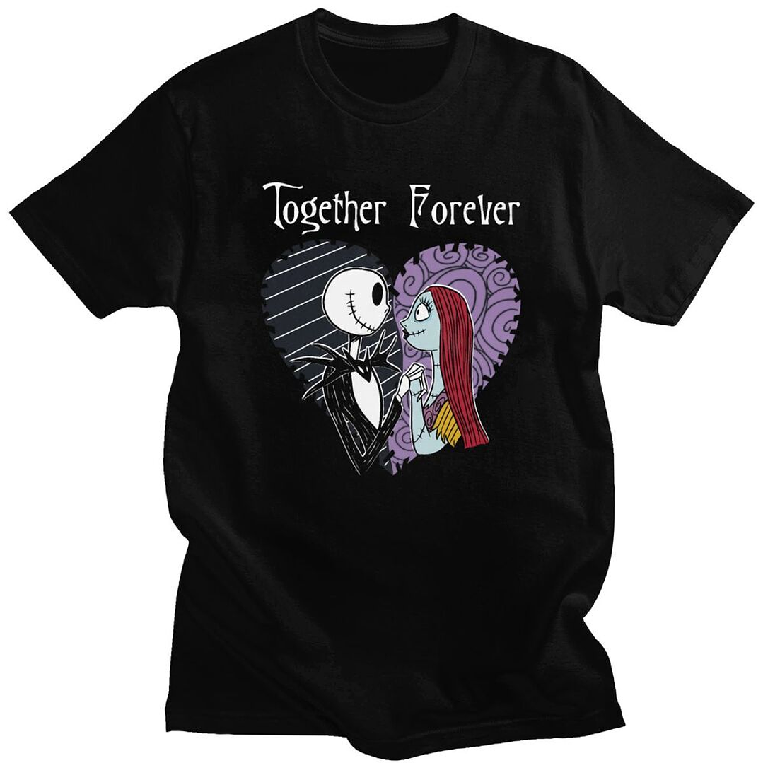 poleras Jack y Sally Together Forever modelo 2 1