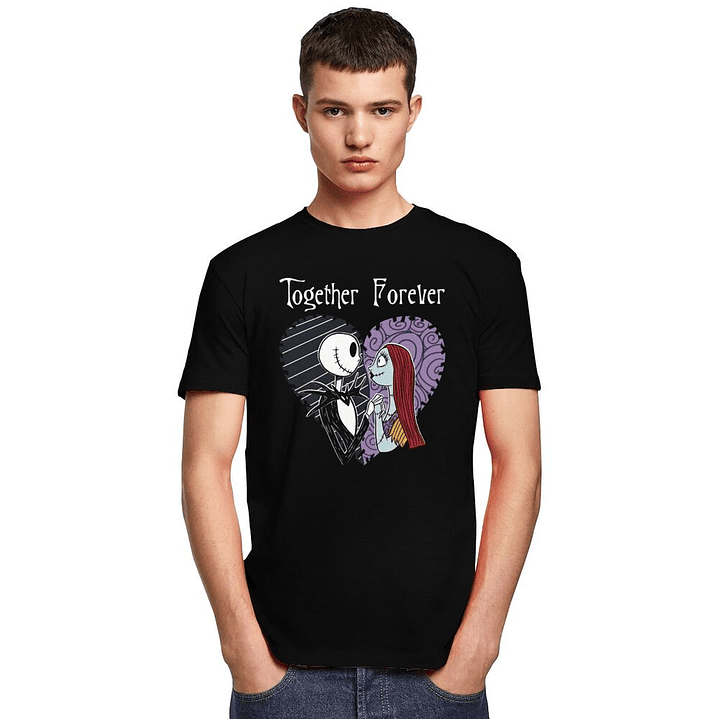 poleras Jack y Sally Together Forever modelo 2 3
