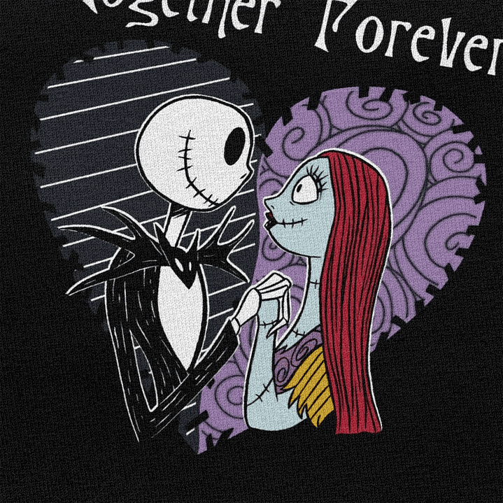 poleras Jack y Sally Together Forever modelo 2 4