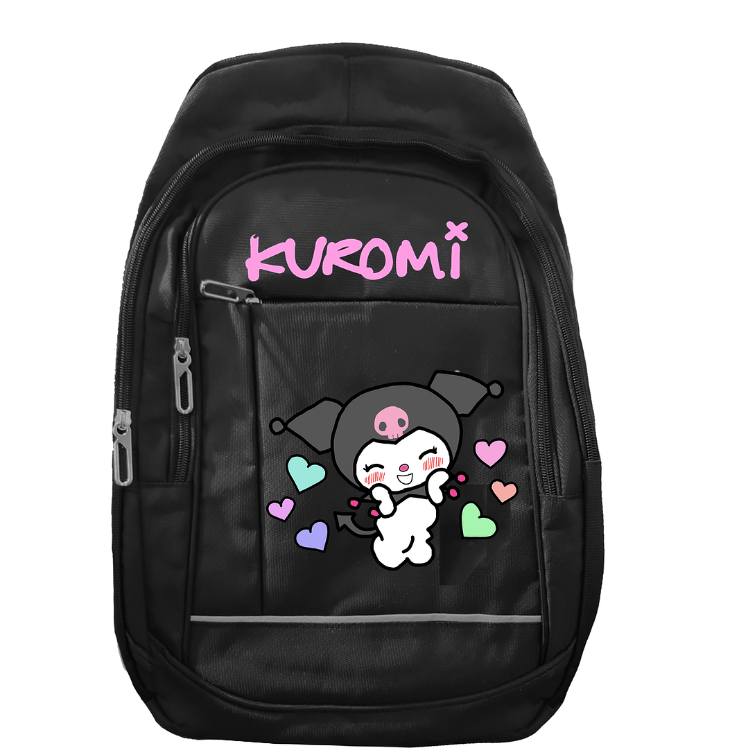 mochilas kuromi corazones 1