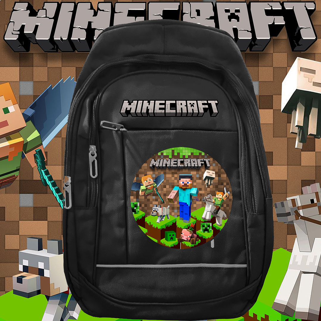 mochilas minecraft modelo 3 1