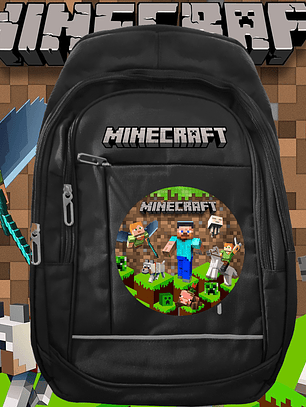 mochilas minecraft modelo 3