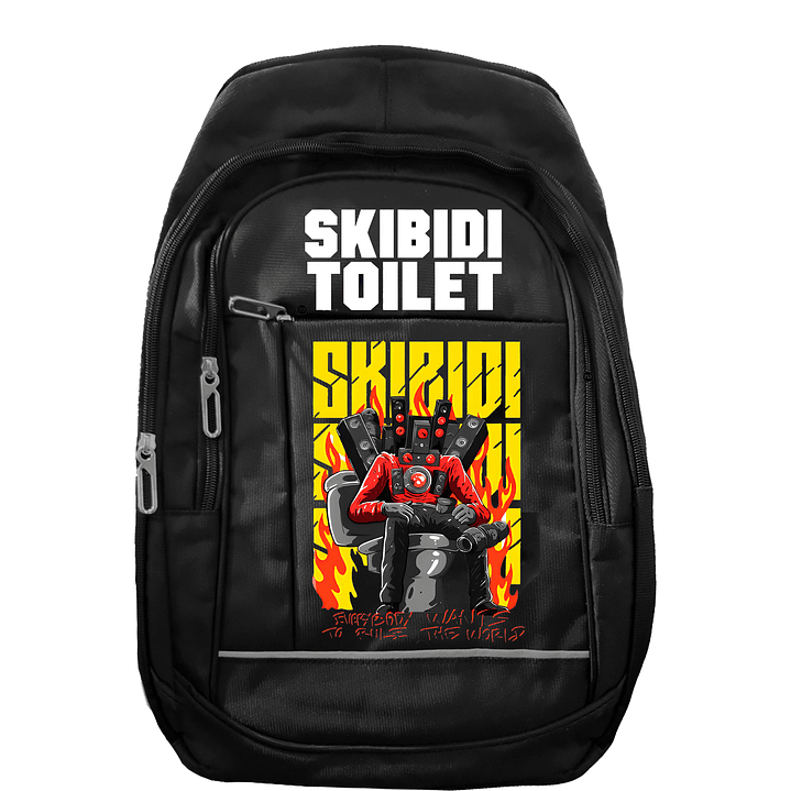 mochila skibidi toilet modelo 2 1