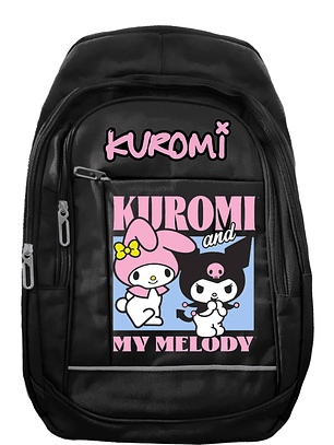 🎒 Mochilas Kuromi y melody modelo 6