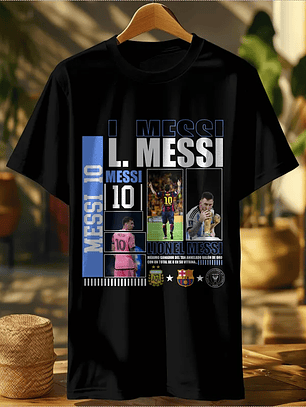👕 Polera Leo Messi modelo 3