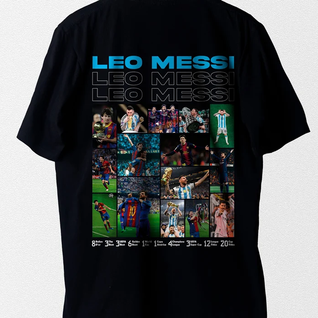 👕 Polera Leo Messi collage 1