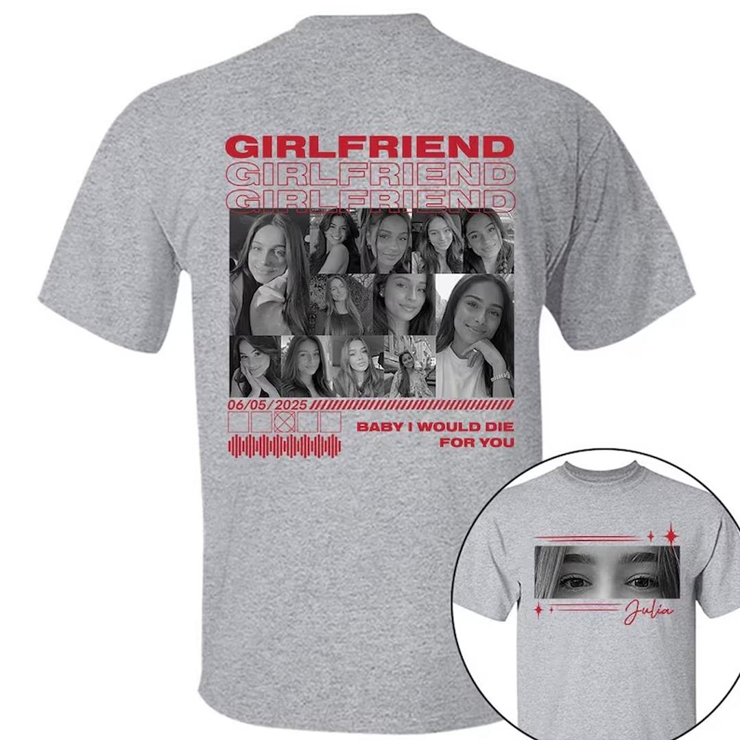 💘 Polera Collage Girlfriend / Boyfriend 💘 parejas 4