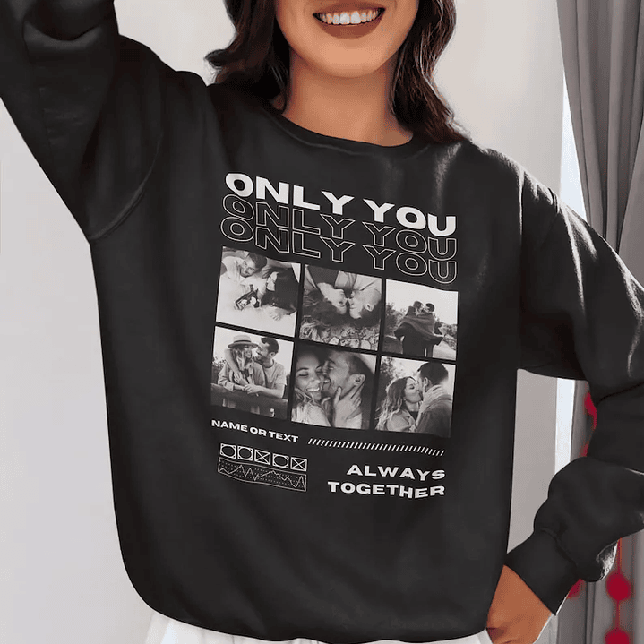 🖤✨ Polerón Collage “ONLY YOU” ✨🖤 PAREJAS 3