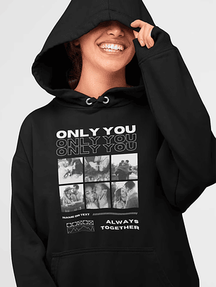 🖤✨ Polerón Collage “ONLY YOU” ✨🖤 PAREJAS