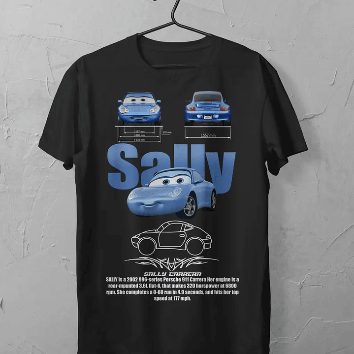 🏁❤️ Poleras de Pareja Rayo McQueen & Sally ❤️🏁 2