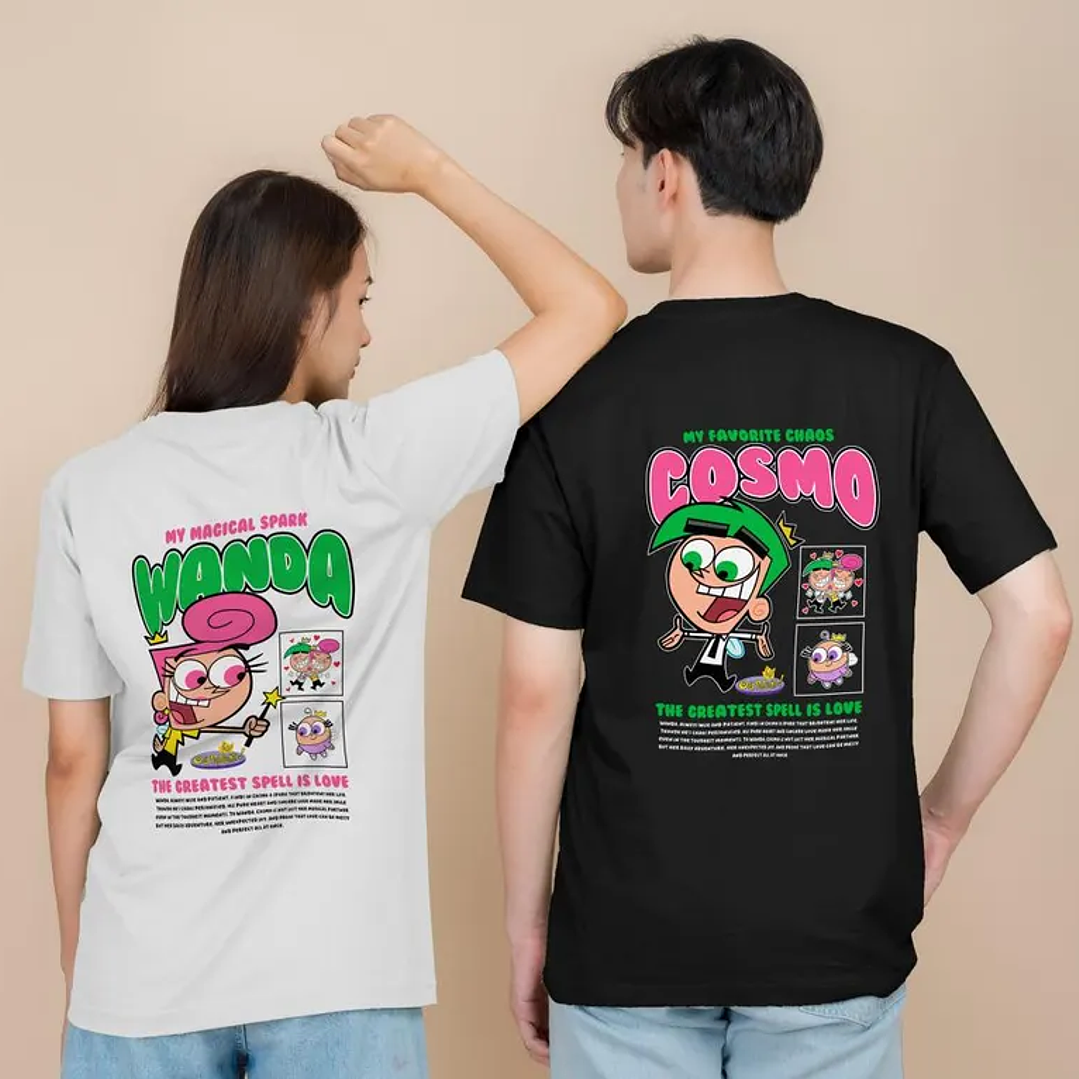 ✨ Poleras Wanda & Cosmo – Para Parejas ✨ 1