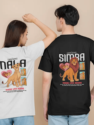 🦁❤️ Poleras Nala & Simba – Para Parejas ❤️🦁