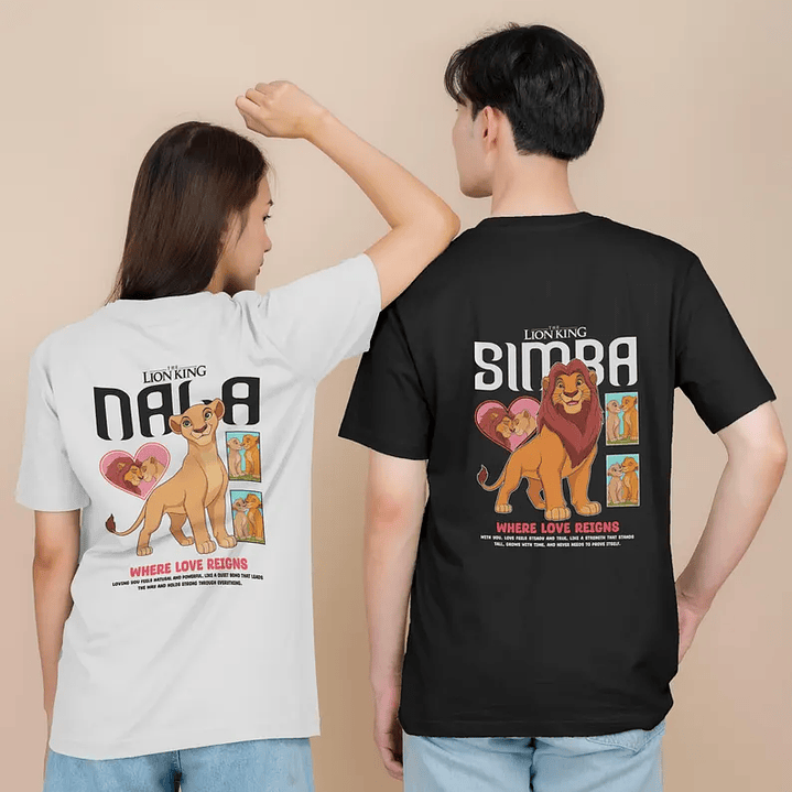 🦁❤️ Poleras Nala & Simba – Para Parejas ❤️🦁 1