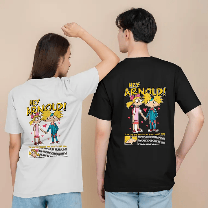 💛📺 Poleras Hey Arnold! – Para Parejas 📺💛 1