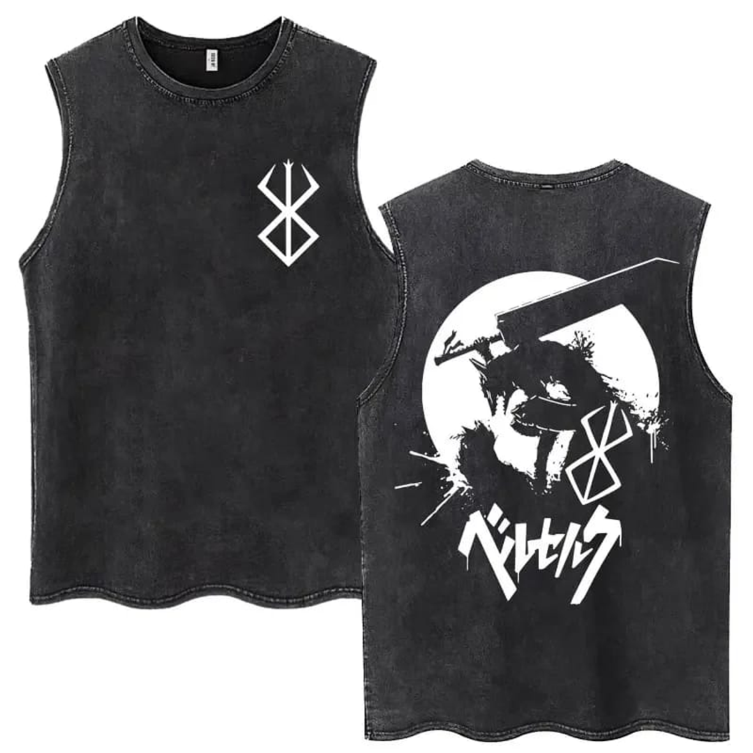 Polera berserk prelavada 240 gr acid wash modelo 2 1