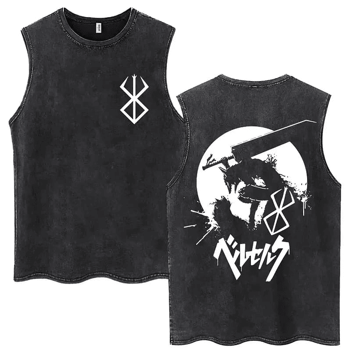 Polera berserk prelavada 240 gr acid wash modelo 2 1