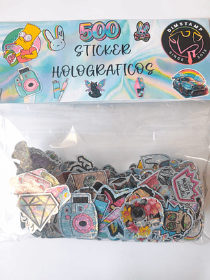 ✨ Stickers Holográficos Personalizados ✨