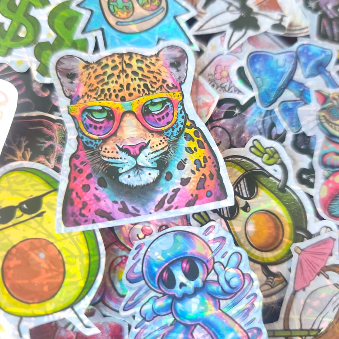 ✨ Stickers Holográficos Personalizados ✨ 1