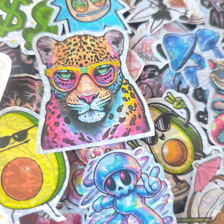 ✨ Stickers Holográficos Personalizados ✨ 1