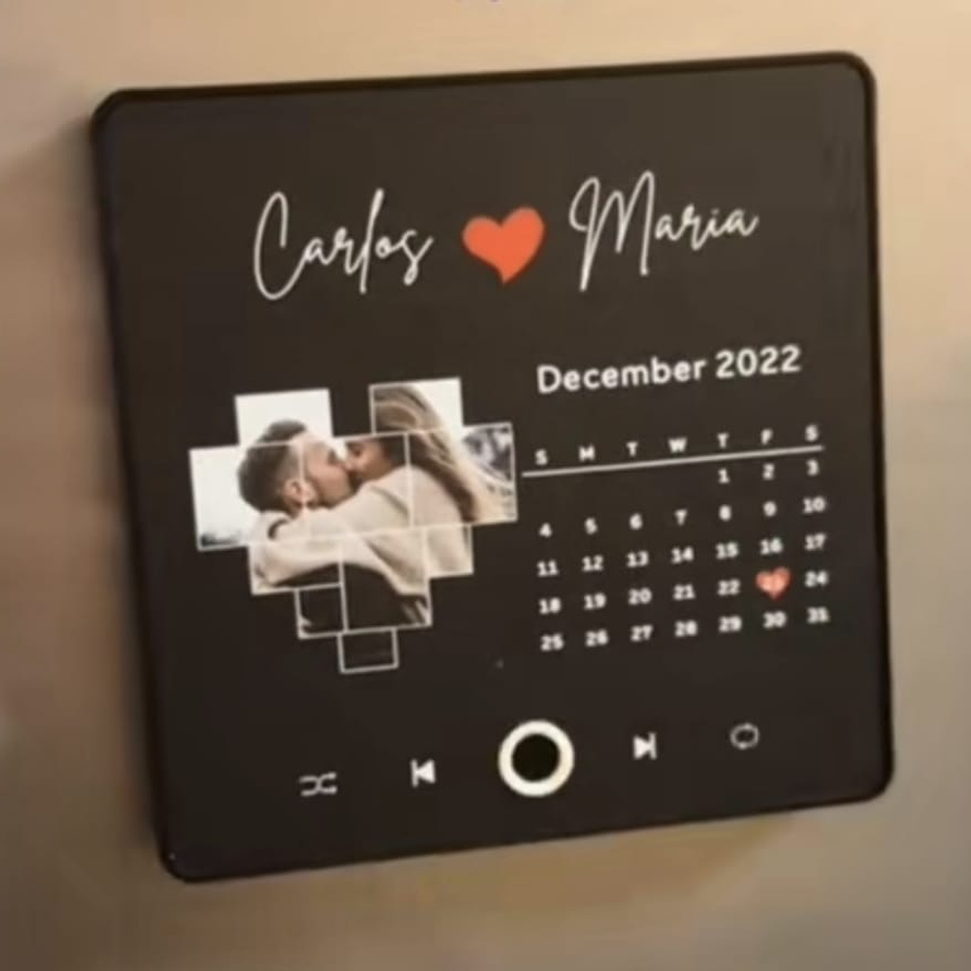Imán Musical con foto Bluetooth Recargable 10x10 cm 2