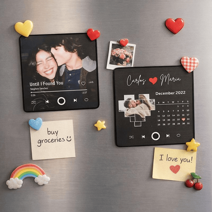 Imán Musical con foto Bluetooth Recargable 10x10 cm 1