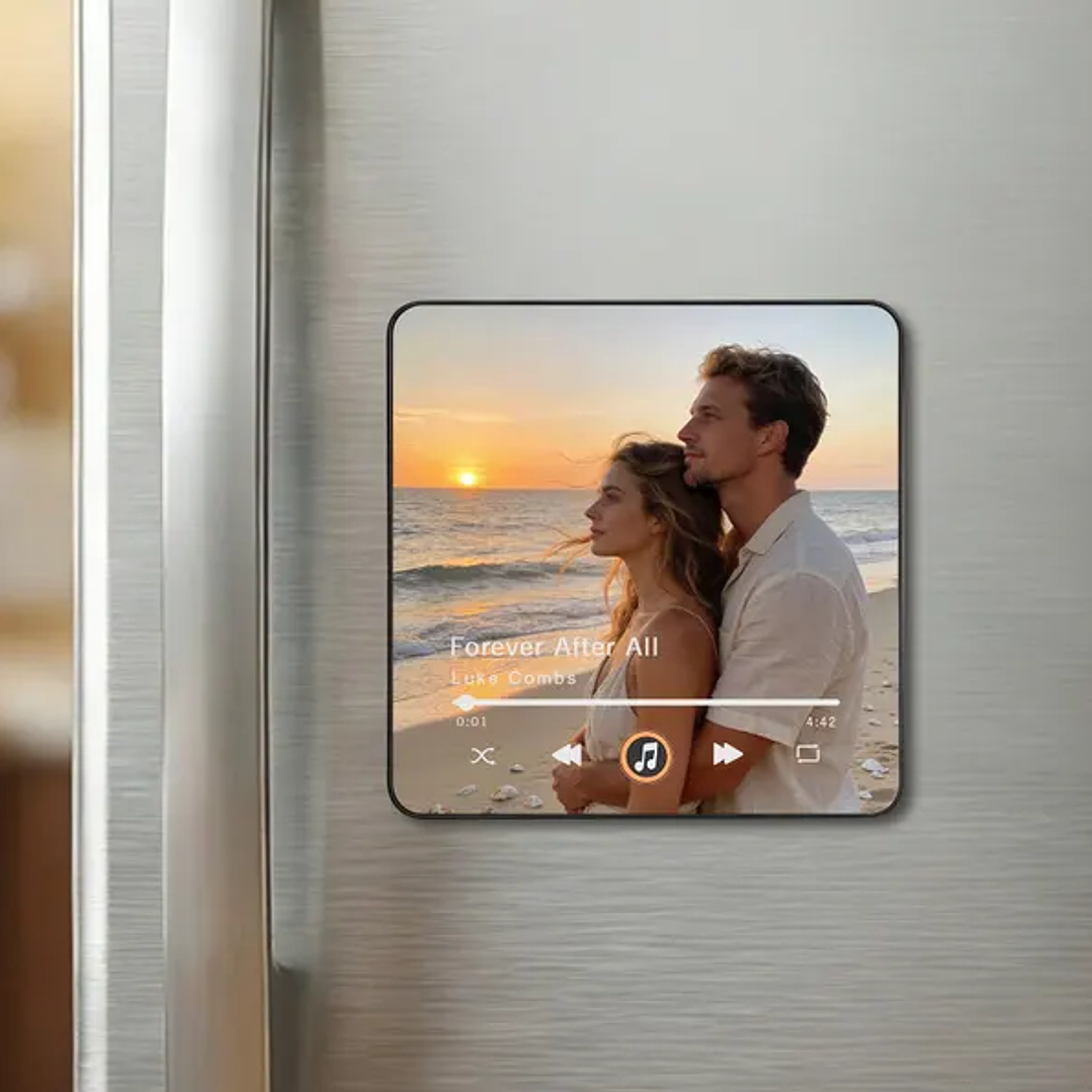 Imán Musical con foto Bluetooth Recargable 10x10 cm 6