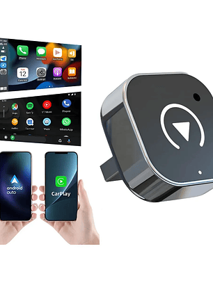 Adaptador Automático Inalámbrico 2 En 1 Para Carplay/android Conexión WiFi Y Bluetooth Plug Y Play