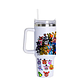 Vaso Térmico five nights at freddy's 1.2 Litros Acero Inoxidable con Bombilla - Miniatura 2