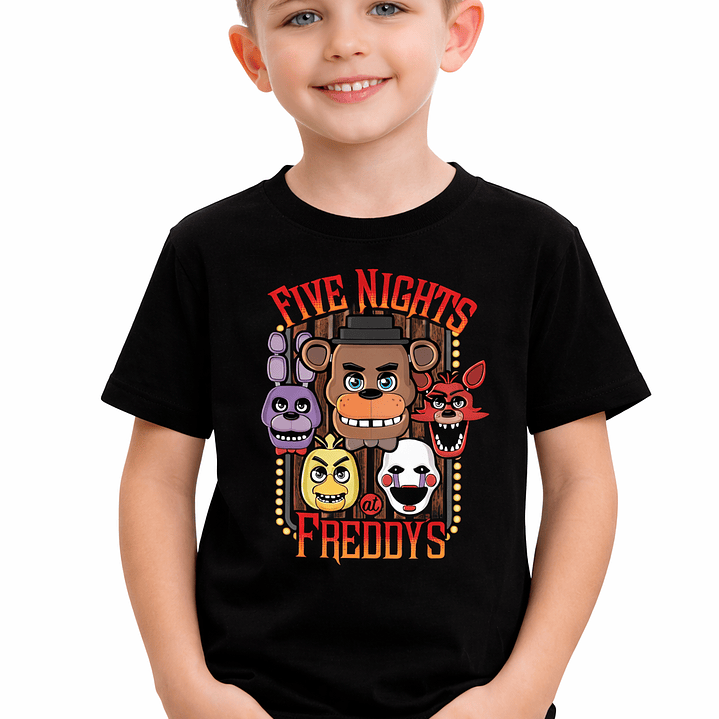 poleras five nights at freddy's modelo 2 1