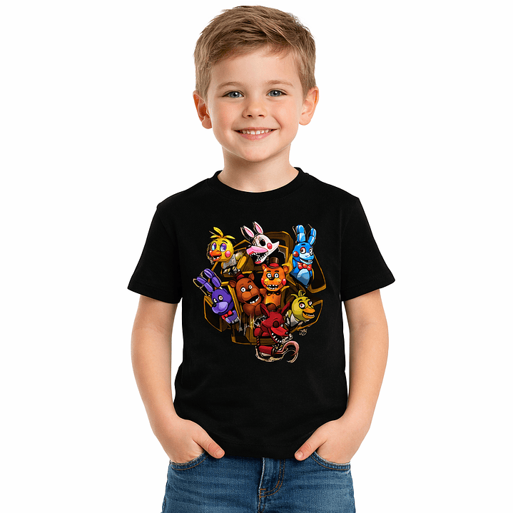 poleras five nights at freddy's modelo 3 1