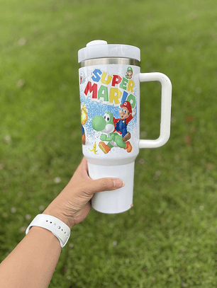 Vaso Térmico Personalizado Super Mario Bros.