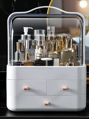 ORGANIZADOR COSMETICOS CON GUARDAPOLVO