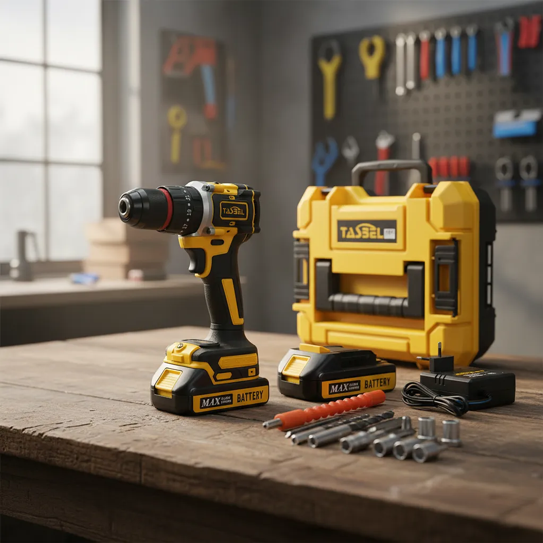 Taladro Mandril Metálico Inalambrico tasbel 2