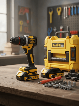 Taladro Mandril Metálico Inalambrico tasbel