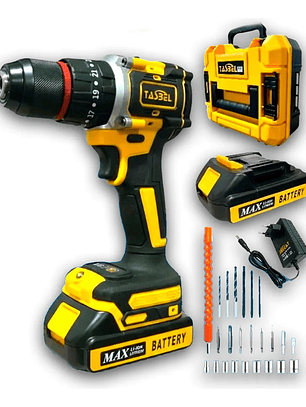 Taladro Mandril Metálico Inalambrico tasbel