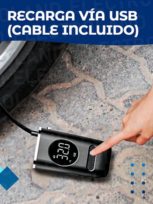 Compresor Aire 150psi Auto Moto Bicicleta Power Bank