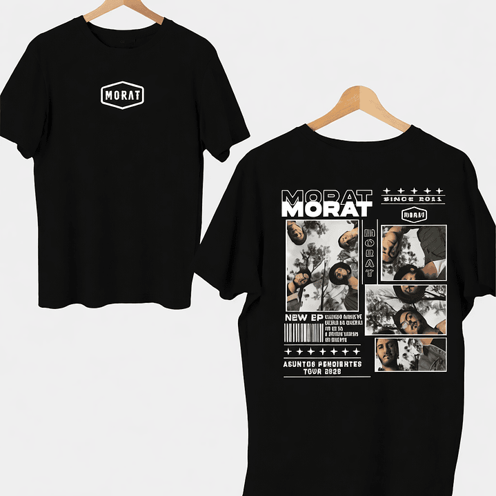🎶 Polera MORAT Negra – Edición Asuntos Pendientes Tour 2025 🎶 1
