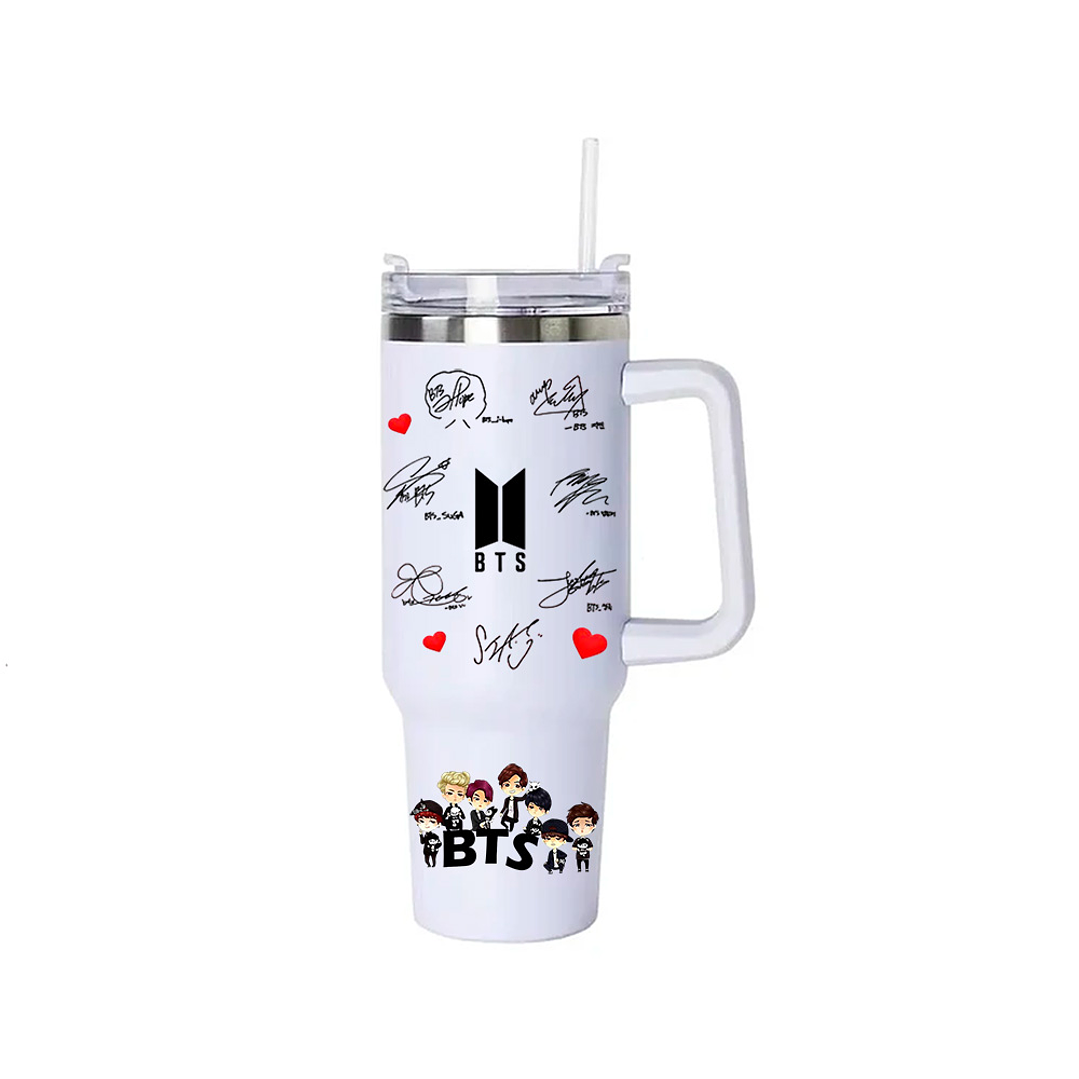 Vaso Térmico BTS 1.2 Litros Acero Inoxidable con Bombilla 1